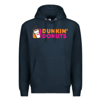 Navy Dunkin'donuts Premium Hoodie - PixelWave