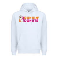 White Dunkin'donuts Premium Hoodie - PixelWave