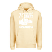 Pina Colada Promoted to Great Grandpa Premium Hoodie - PixelWave