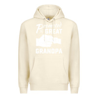 Sandshell Promoted to Great Grandpa Premium Hoodie - PixelWave