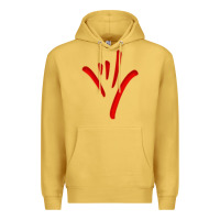 Antique Gold asl (american sign language) tshirt  i love you classic Premium Hoodie - PixelWave