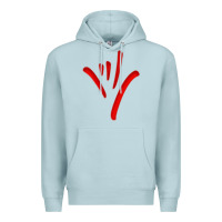 Blue Mist asl (american sign language) tshirt  i love you classic Premium Hoodie - PixelWave