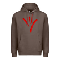 Coffee asl (american sign language) tshirt  i love you classic Premium Hoodie - PixelWave