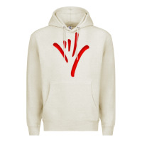 Oatmeal Heather asl (american sign language) tshirt  i love you classic Premium Hoodie - PixelWave