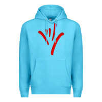 Ocean Blue asl (american sign language) tshirt  i love you classic Premium Hoodie - PixelWave
