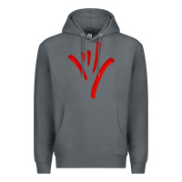 Rock asl (american sign language) tshirt  i love you classic Premium Hoodie - PixelWave