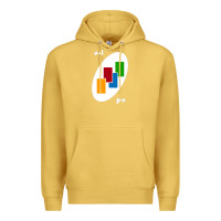 Antique Gold Uno Card Game Draw Four Premium Hoodie - PixelWave