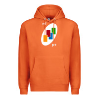 Carrot Uno Card Game Draw Four Premium Hoodie - PixelWave