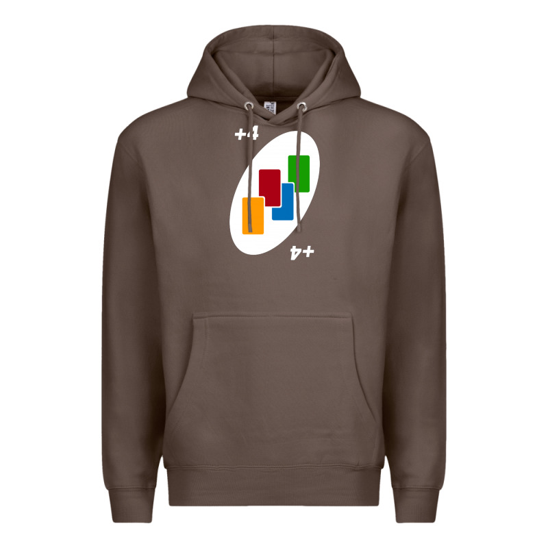 Uno Card Game Draw Four Premium Hoodie by PixelWave | Teevron