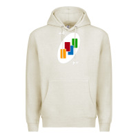 Oatmeal Heather Uno Card Game Draw Four Premium Hoodie - PixelWave