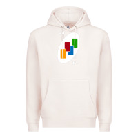 Pale Pink Uno Card Game Draw Four Premium Hoodie - PixelWave