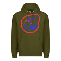 Army Green cool whip vintage design   80s aesthetic Premium Hoodie - PixelWave