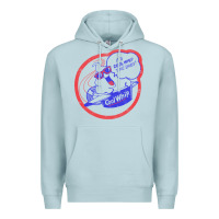 Blue Mist cool whip vintage design   80s aesthetic Premium Hoodie - PixelWave