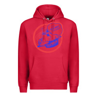 Cardinal cool whip vintage design   80s aesthetic Premium Hoodie - PixelWave