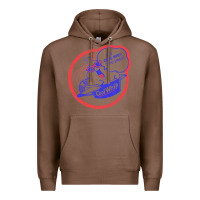 Chestnut cool whip vintage design   80s aesthetic Premium Hoodie - PixelWave