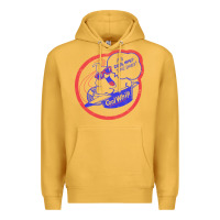 Mustard cool whip vintage design   80s aesthetic Premium Hoodie - PixelWave