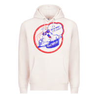 Pale Pink cool whip vintage design   80s aesthetic Premium Hoodie - PixelWave