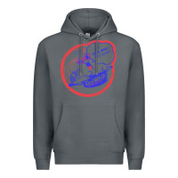 Rock cool whip vintage design   80s aesthetic Premium Hoodie - PixelWave