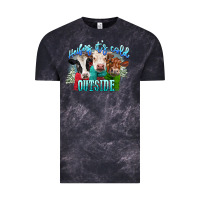 Cloud Black heifers its cold outside Vintage Tee - CowGirlArtShop