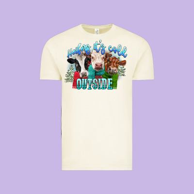 Heifers Its Cold Outside Vintage Tee Designed By Cowgirlartshop