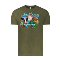 Vintage Olive heifers its cold outside Vintage Tee - CowGirlArtShop
