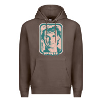 Coffee patrick swayze retro 80s fan aesthetic design Premium Hoodie - PixelWave