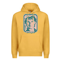 Mustard patrick swayze retro 80s fan aesthetic design Premium Hoodie - PixelWave