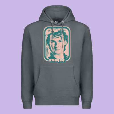 Patrick Swayze Retro 80s Fan Aesthetic Design Premium Hoodie Designed By Pixelwave
