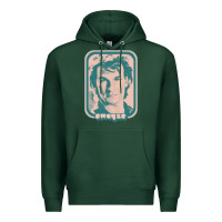 Sports Green patrick swayze retro 80s fan aesthetic design Premium Hoodie - PixelWave