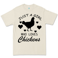 Bone Just A Girl Who Love Chickens Premium Tee - Bettercallsaul
