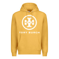 Mustard white burch tory Premium Hoodie - PixelWave