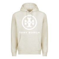 Oatmeal Heather white burch tory Premium Hoodie - PixelWave