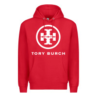 Red white burch tory Premium Hoodie - PixelWave