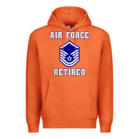 Carrot military master sergeant air force retired t shirt Premium Hoodie - PixelWave