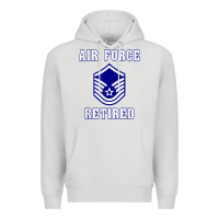 Dove Grey military master sergeant air force retired t shirt Premium Hoodie - PixelWave
