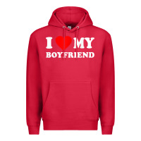 Cardinal I Love My Boyfriend T-Shirt Premium Hoodie - PixelWave