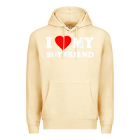 Pina Colada I Love My Boyfriend T-Shirt Premium Hoodie - PixelWave