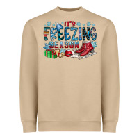 Mushroom It's Freezing Season Heavyweight Sweatshirt - CowhideDigitalArt