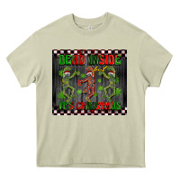 Mossy dead inside but it's Christmas dancing skeletons Heavy Core Tee - BarkalooDesign