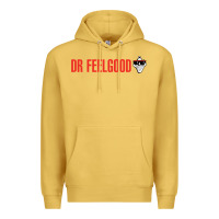 Antique Gold Dr. Feelgood Premium Hoodie - PixelWave