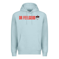 Blue Mist Dr. Feelgood Premium Hoodie - PixelWave