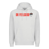Dove Grey Dr. Feelgood Premium Hoodie - PixelWave