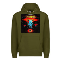 Army Green Boston Classic Premium Hoodie - PixelWave