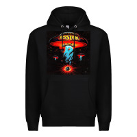 Black Boston Classic Premium Hoodie - PixelWave