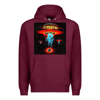 Burgundy Boston Classic Premium Hoodie - PixelWave