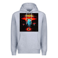 Heather Grey Boston Classic Premium Hoodie - PixelWave