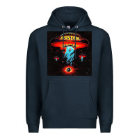 Navy Boston Classic Premium Hoodie - PixelWave
