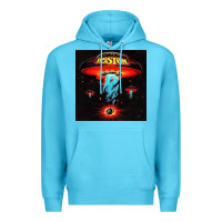 Ocean Blue Boston Classic Premium Hoodie - PixelWave