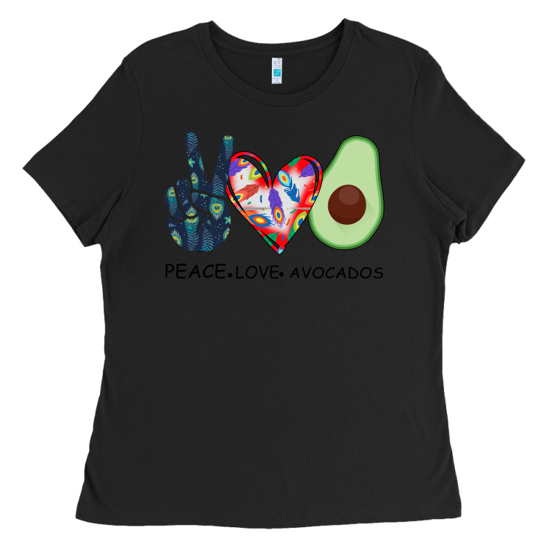 Peace Love Avocados Ladies Tee by Bettercallsaul | Teevron