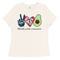 Bone PEACE LOVE AVOCADOS Ladies Tee - Bettercallsaul
